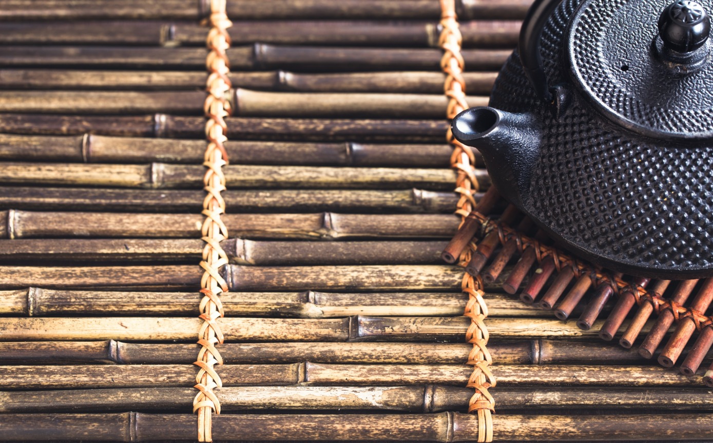 gallery/traditional-oriental-teapot-on-bamboo-with-copy-pmptrjk